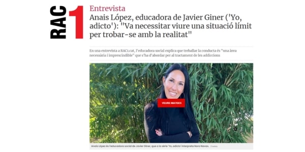 Anais lopez Entrevista RAC 1